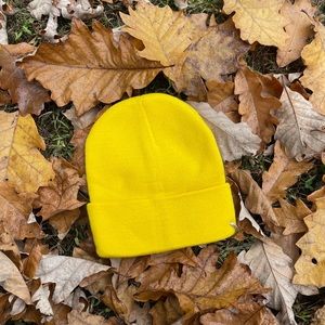 Hat beanie yellow